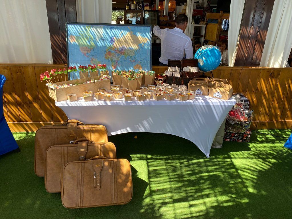 mesa dulce boda viaje