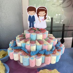 tarta de chuches comunión