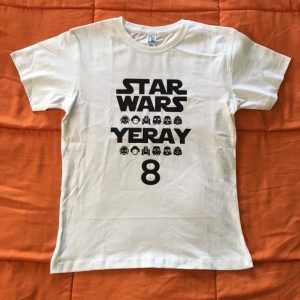camiseta personalizada star wars