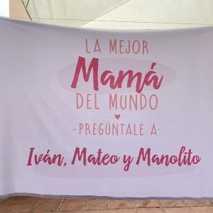 manta personalizada mamá