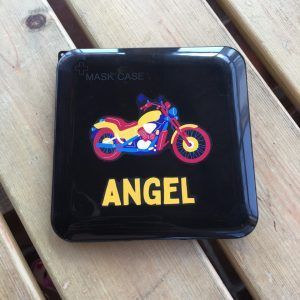 porta mascarilla moto