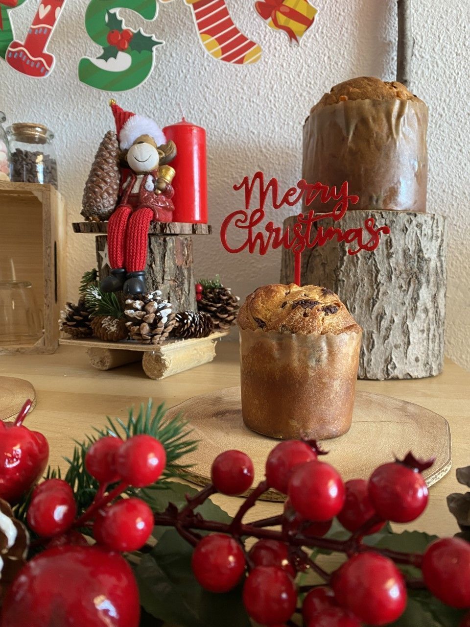 decoracion navidad comida