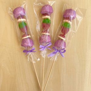 Brochetas de gominolas