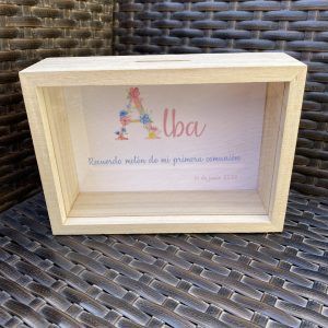 Hucha personalizada comunión