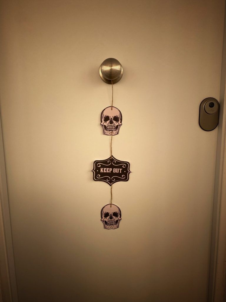 Decoración puerta Halloween