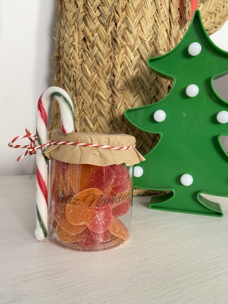 Bote de chuches navidad