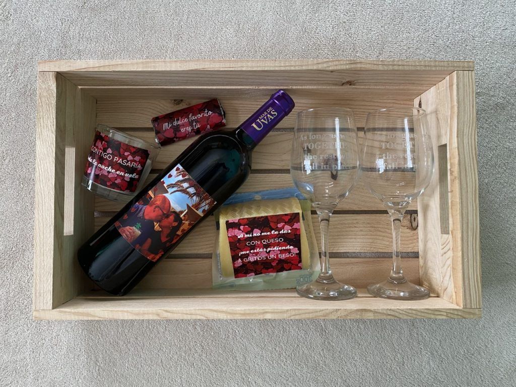 Caja gourmet San Valentín