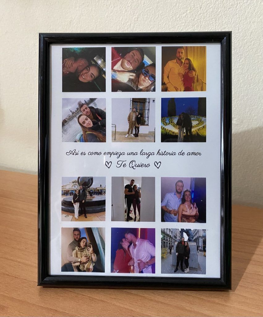 Lámina de fotos San Valentín