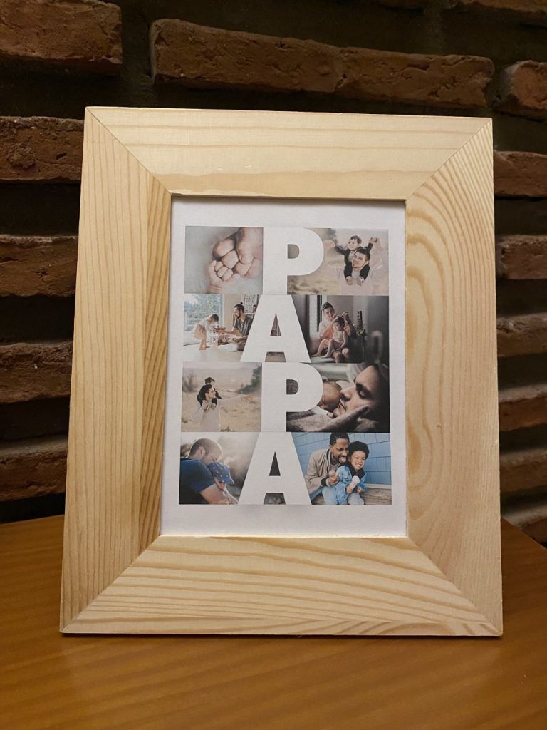 Lámina día del padre con fotos