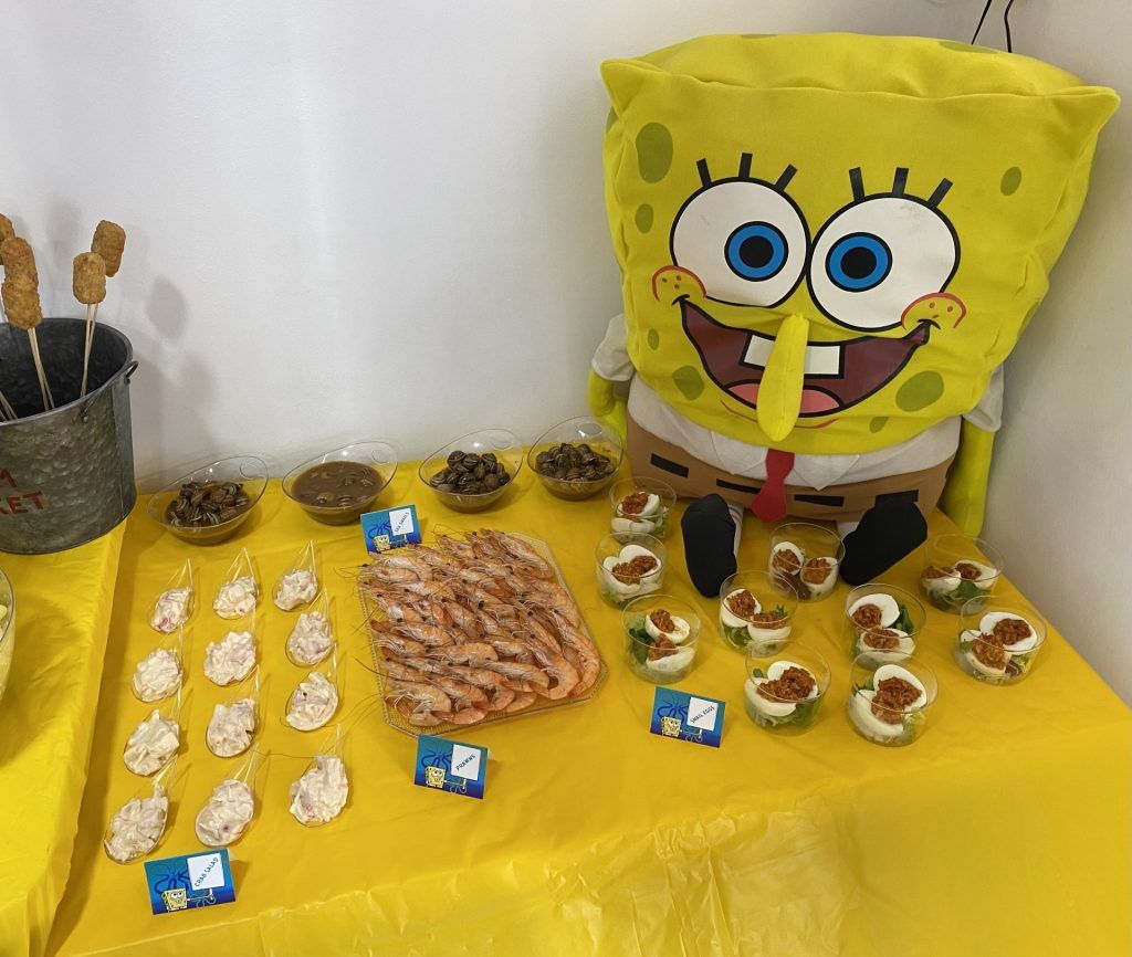 Bob esponja cumpleanos detalles