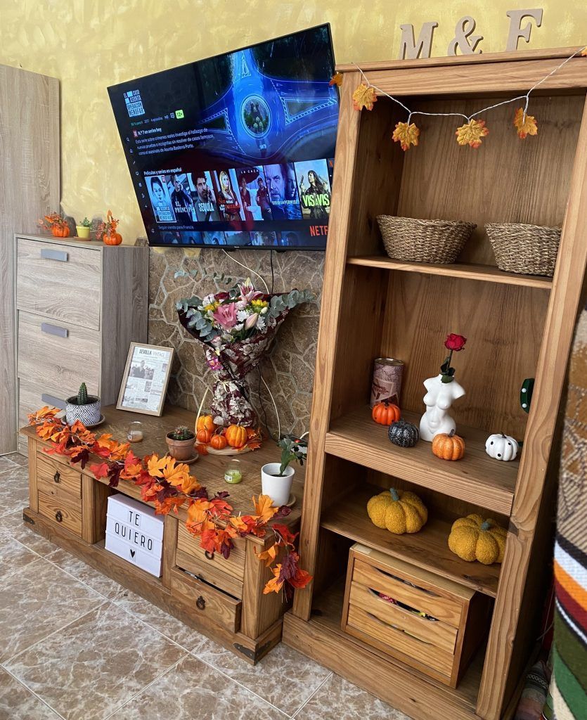 Decoración halloween salon