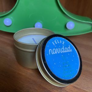 Vela personalizada navidad