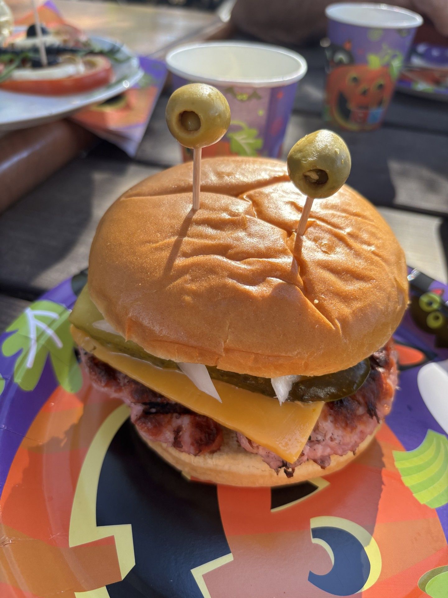 hamburguesa vampiro